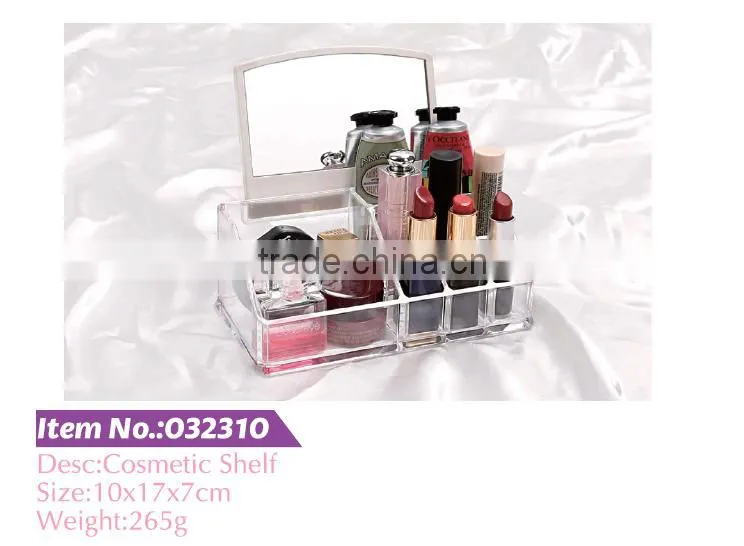 032310 PS Cosmetic Shelf ; lipstick Shelf with Mirror