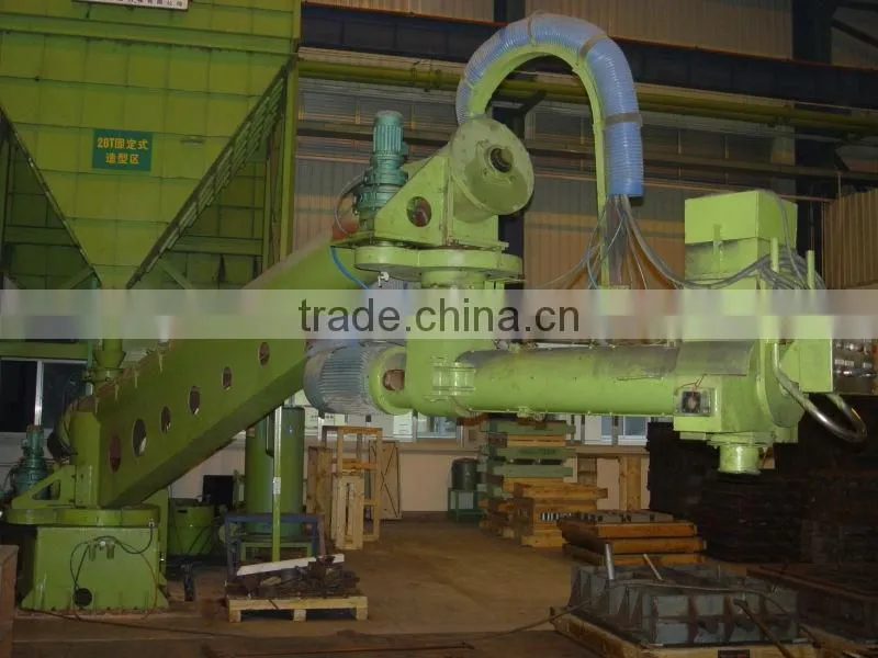 iron castings production line/foundry resin sand moulding equipments