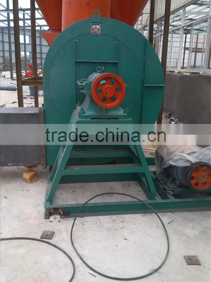 Lignite coal rotary drum dryer for drying coal and fly ash