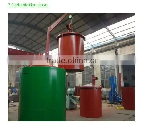 Charcoal briquette production line,sawdust briquette charcoal machine supplier