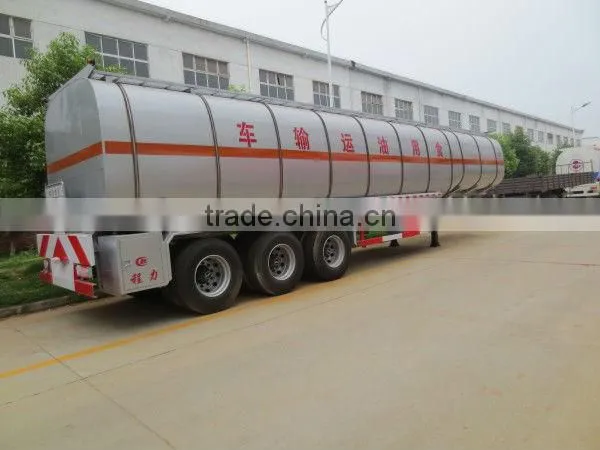 38m3 Edible Oil Semi Trailer Truck 3 Axles