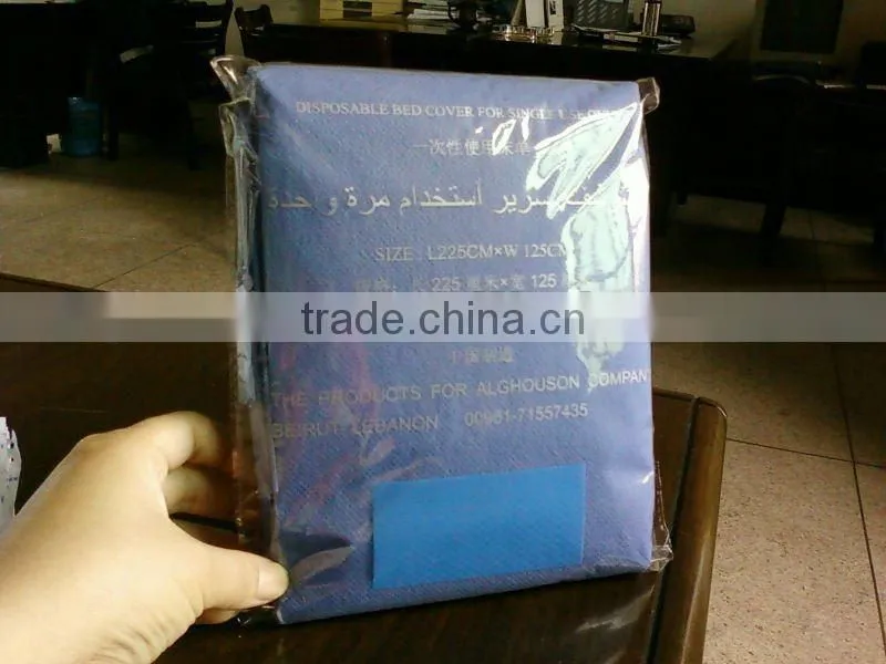 Disposable Bed Sheet of 100% PP nonwoven fabric