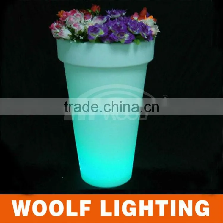 Fantastic Cute Outdoor Garden Decorative Luminous Glowing LED Light Flower Pot