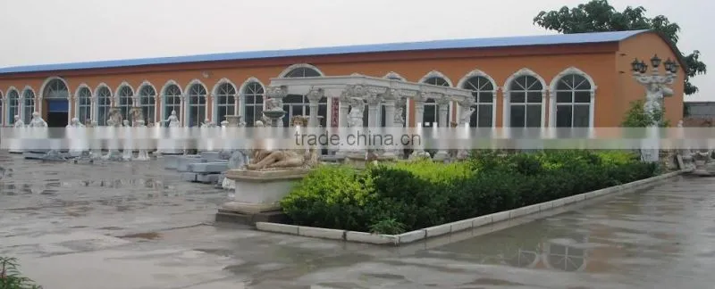 Italia Large Marble Water Fountain with horse