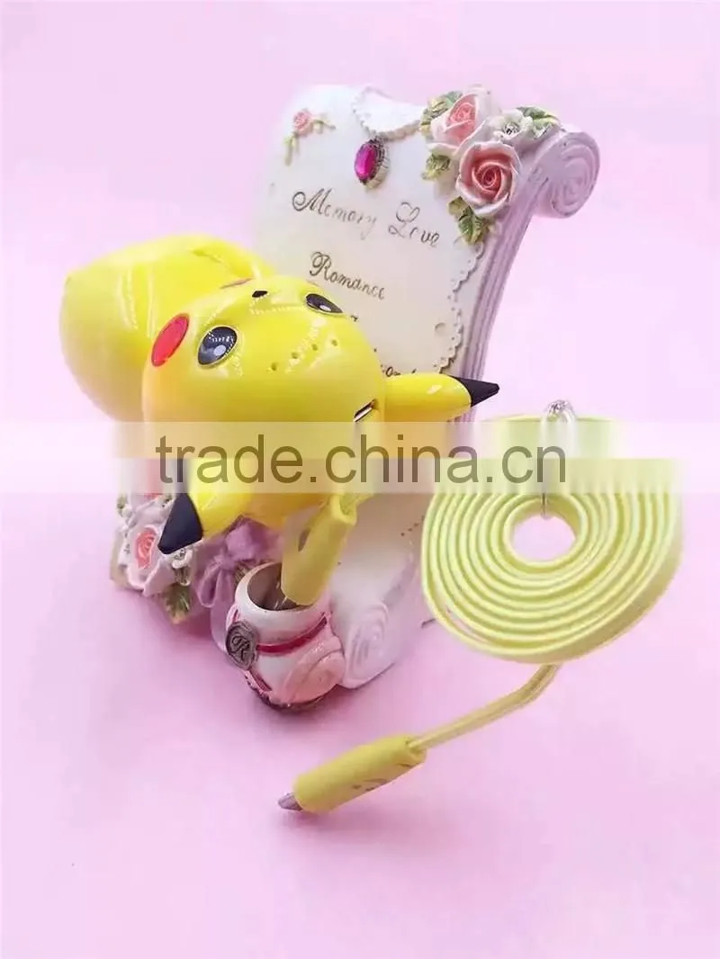 2016 Hot Sale Cute Protable 10000mAh Pokeball Pokemon Pikachu Power Bank creative 10000mah power bank