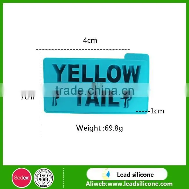 Hot Sale Custom Shape Of The Letters Silicone Ice Tray Silicone Ice Cube Mold