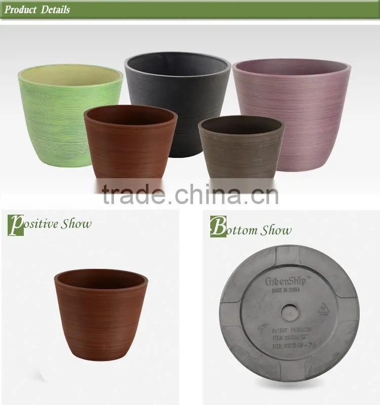 Mini Colorful Round outdoor flower pot