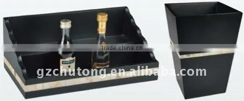 Hotel wooden two layers bathroom box