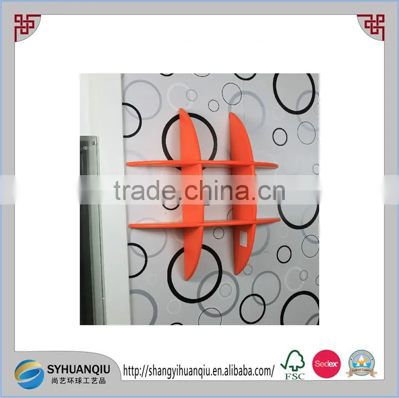 decorative white wall shelf