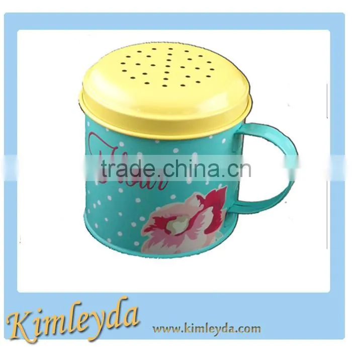 powder coated metal flour shaker