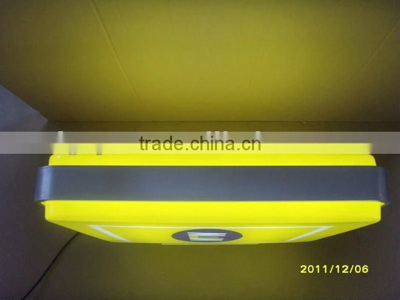 ODM factory thermoforing thick blister plastic cover of light box