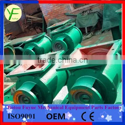 Star-shaped ash discharge valve for de-dusting and unloading