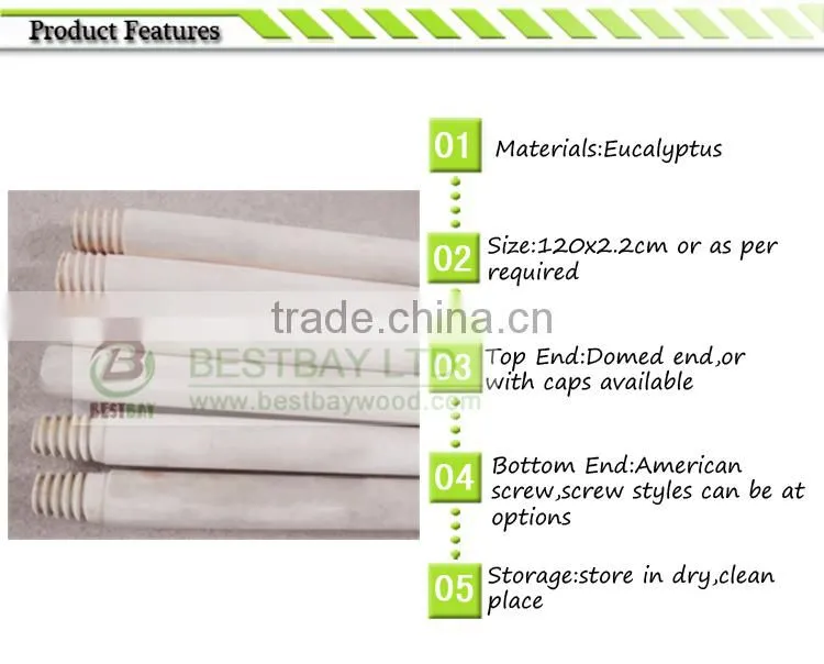Natural chinese broom stick American screw Italian screw