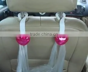 Beautiful prink heart Car seat hook/car hanger