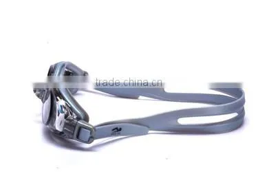 Adjustable safety silicone durable oem printed logo swimming goggles