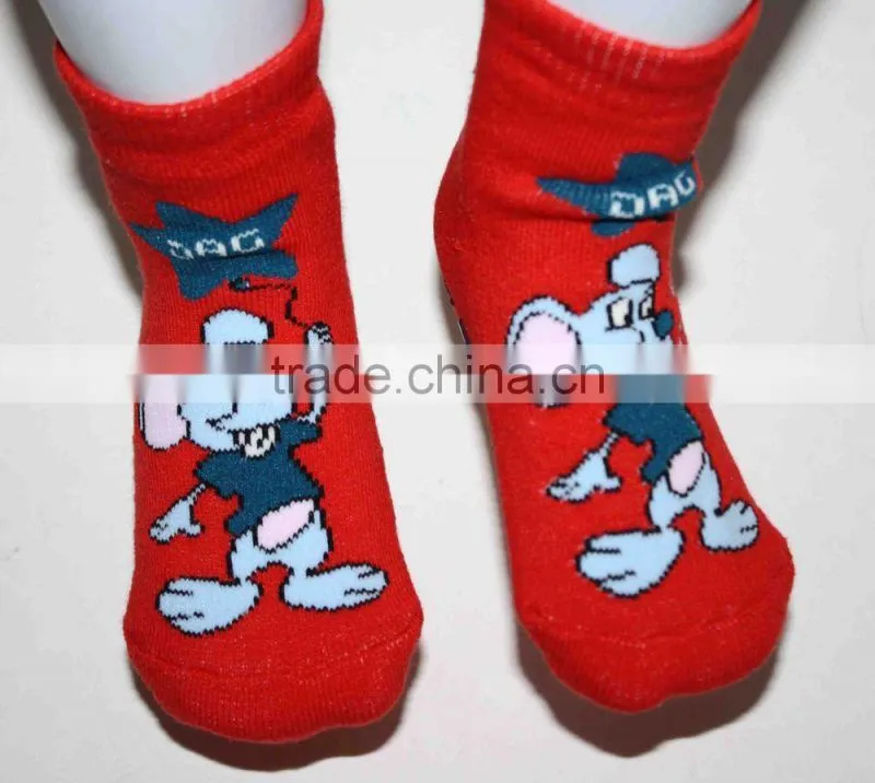 Baby dark blu bright color terry towelling cloth socks
