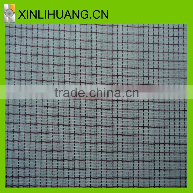 Cotton Plain Yarn Dyed Check Fabric With Cheap Price