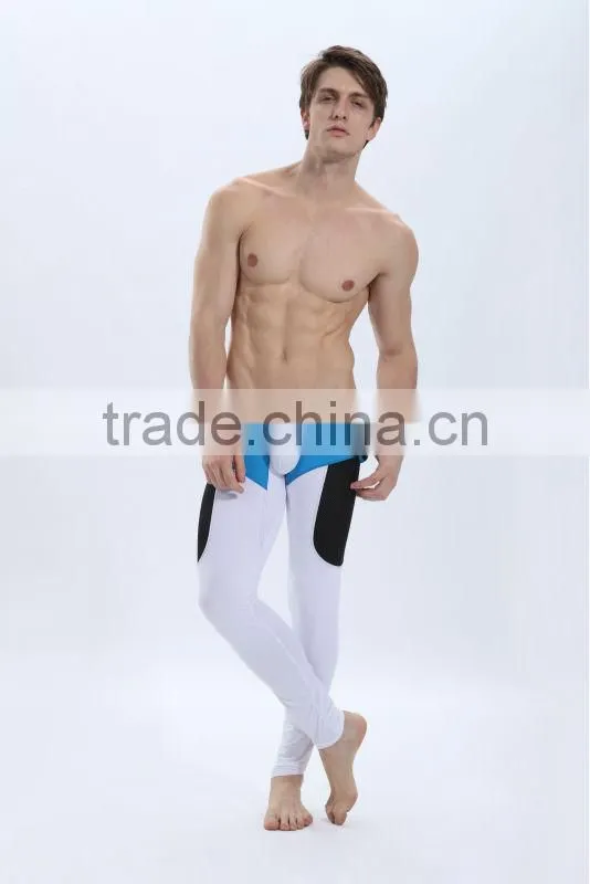 mens nylon underwear sexy long underpants