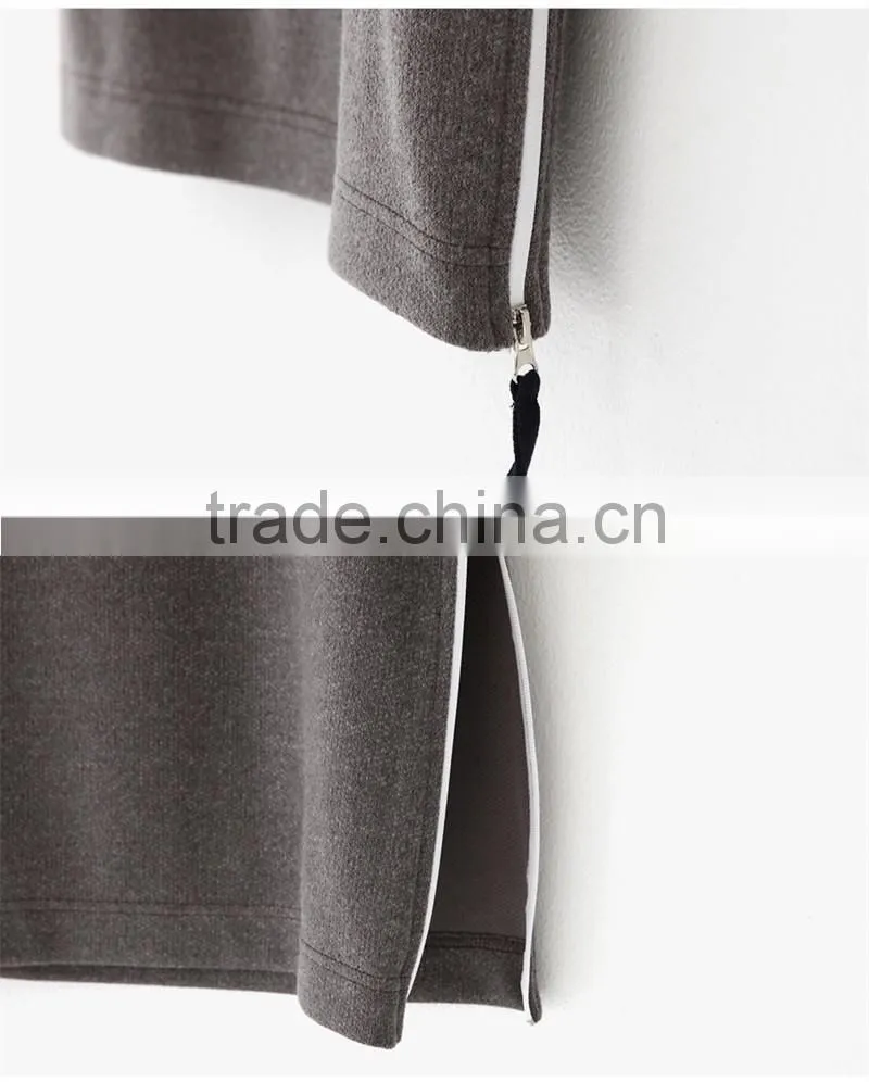 2016 men's french terry vest autumn winter tank top for gentlemen thick vest for wiinter