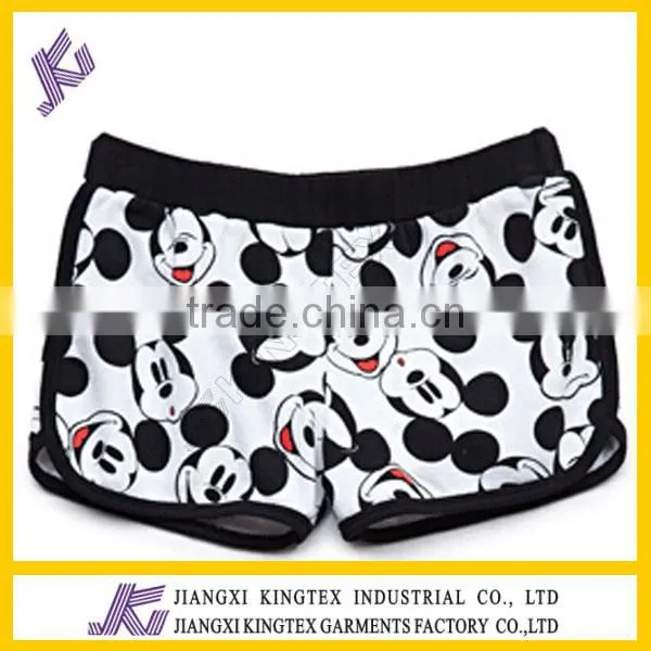 custom mickey design kids short pants,printing kids short pants,hot sell mickey short pants