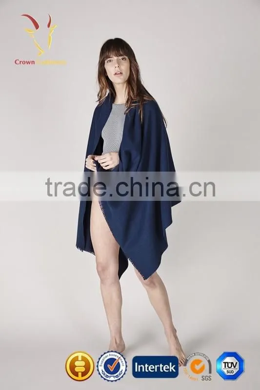 Fashionable New Design Women Pashmina Shawl Wrap Shawl Collar Cardigan