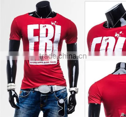 New style man short sleeve casual t shirt , OEM T-shirt Wholesale,Men's Clothing