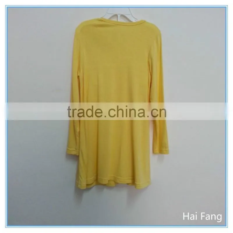 OEM Children Girls Long Sleeve T Shirts, Bowknot T Shirts, O neck T Shirts