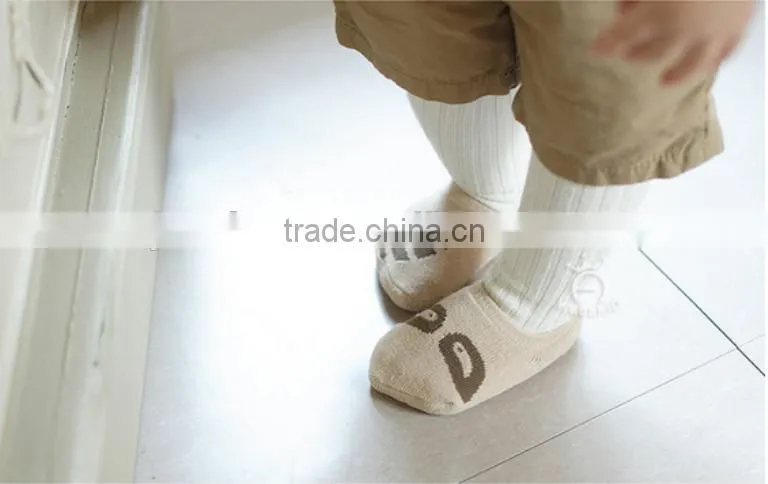 cute animal baby cotton socks, silicone print baby socks
