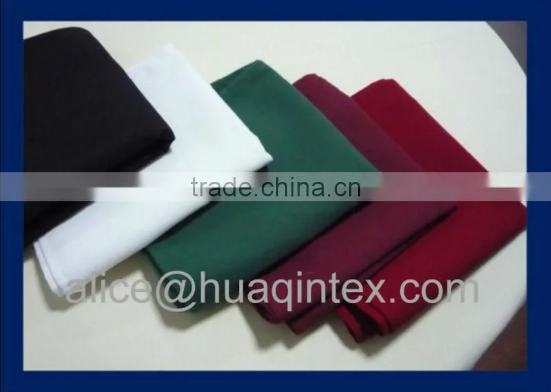 White Spun Polyester Commercial Quality Napkin And Tablecloth With Soil Release