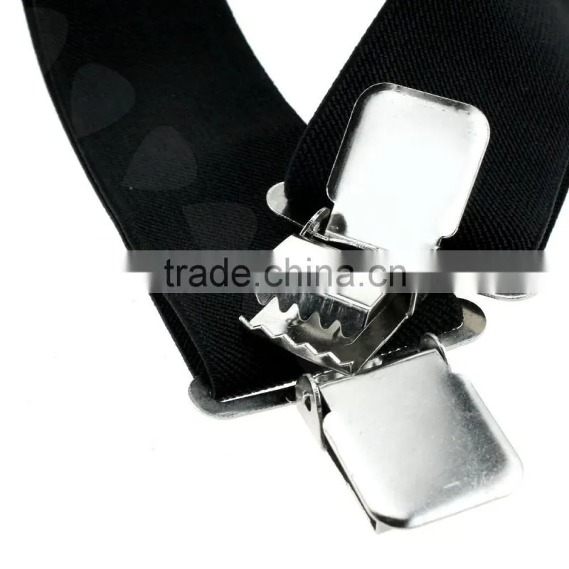 50mm Wide Mens Gentles Braces Plain Heavy Duty Durable Suspender Elastic