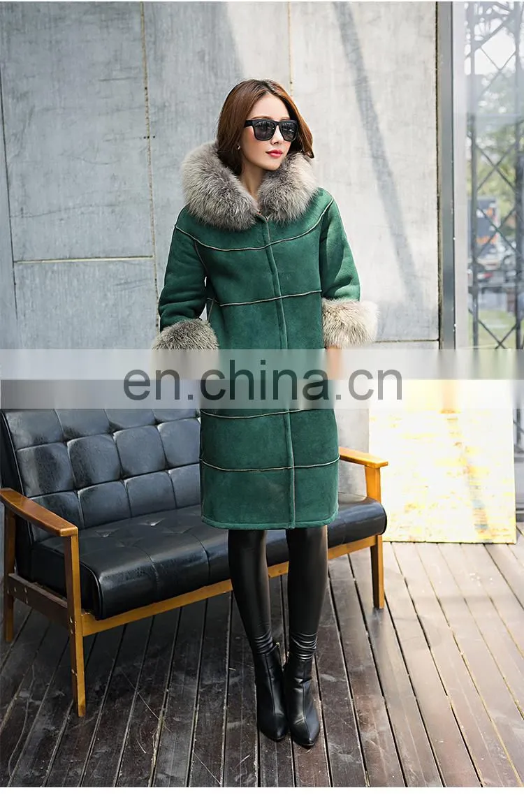 High Quality Fashion Custom Plain Genuine Leather Jacket Women Sheep Skin Jacket