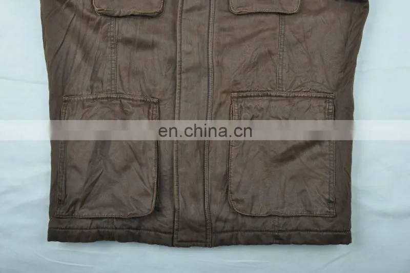 2017 hot sale fashion men cotton wash jacket