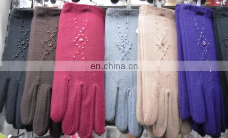 Best Prices different types acrylic knitted magic gloves with good offer