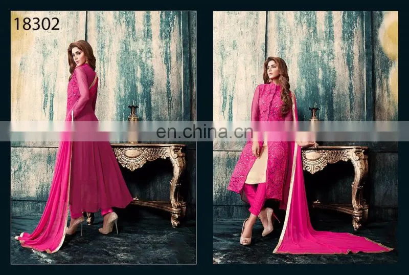 Designer Navy Blue Pakistani Salwar Kameez Wholesale