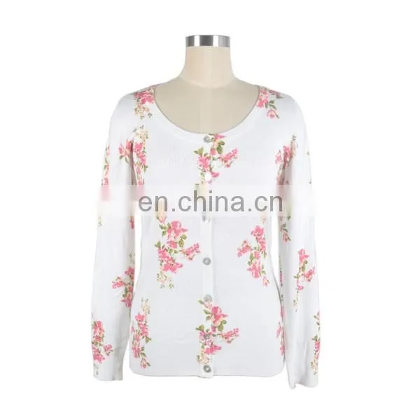 Exquisite latest design ladies ugly christmas print women sweater