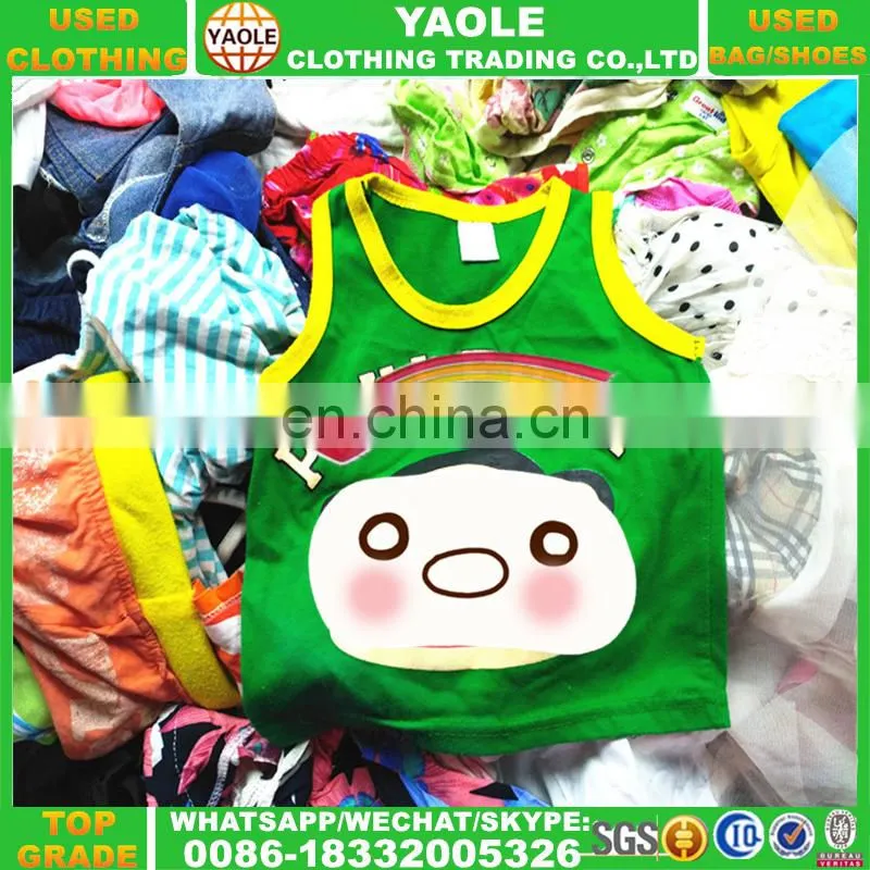 children summer high quality china used clothing