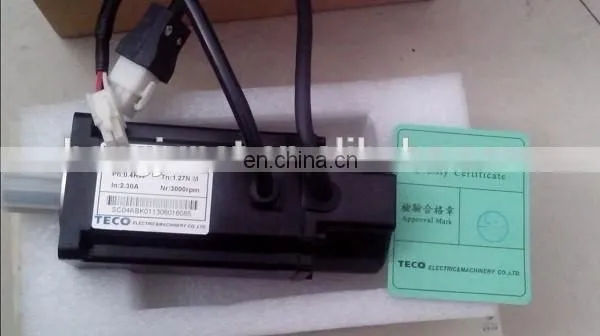 TECO servo motor 750W JSMA-LC08ABK01+JSDA-20A