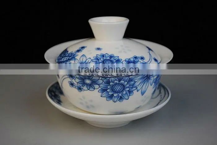 Porcelain Gongfu Teacup Gaiwan 120ml,tureen