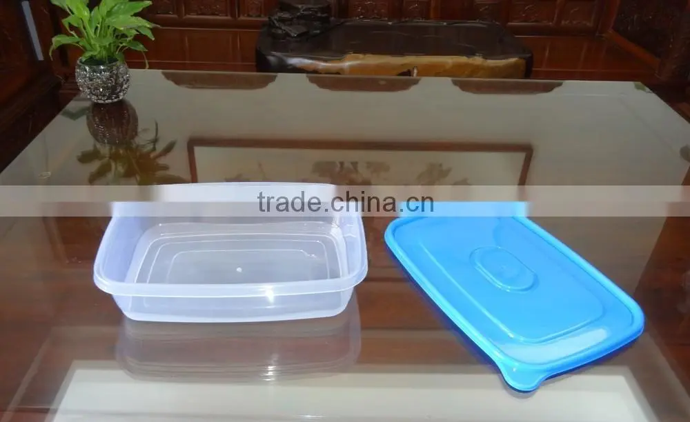 New design rectangular plastic food storage container