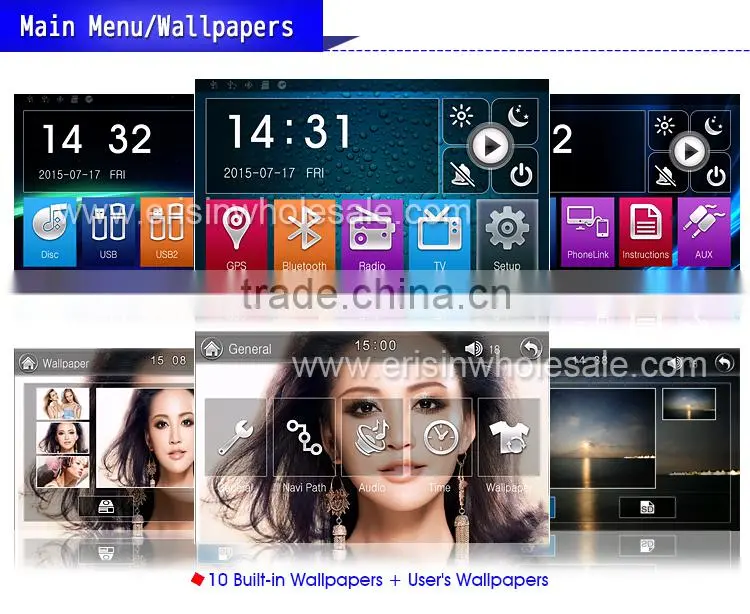 Erisin ES6536G 6.2" Touch Screen Car Stereo GPS Player