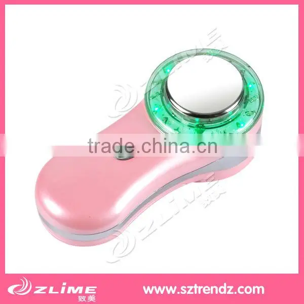 Rechargeable Handheld Infrared Heating ionic Vibrating Facial Massager