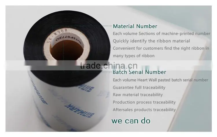 SINMARK L70300 ribbon thermal transfer thermal printer ribbons for thermal wax printer