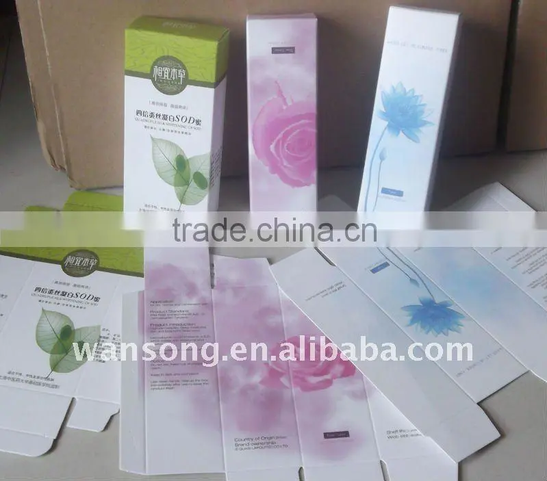 perfume packaging matt paper carton box