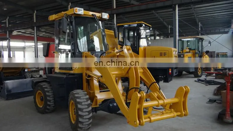 Factory Direct new China 2T ZL20 hay fork wheel Loader mini loader ce