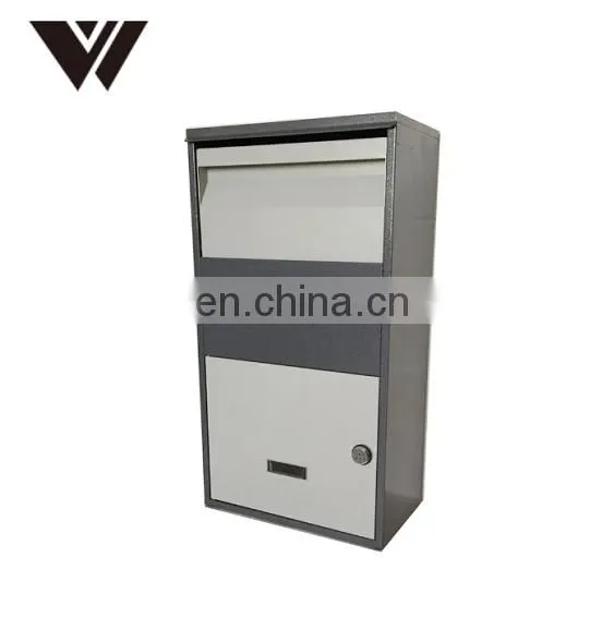 Home Outdoor Package Stainless Steel Metal Large Smart Parcel Delivery Drop Post Mail Letter Box