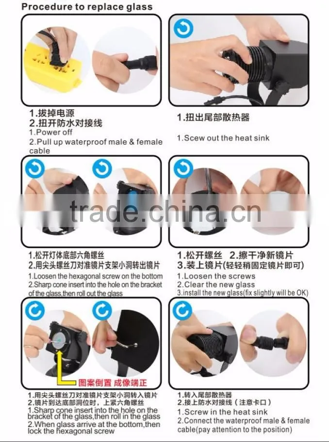 Gobo projector 10W 20W 30W gobo manufacture from china