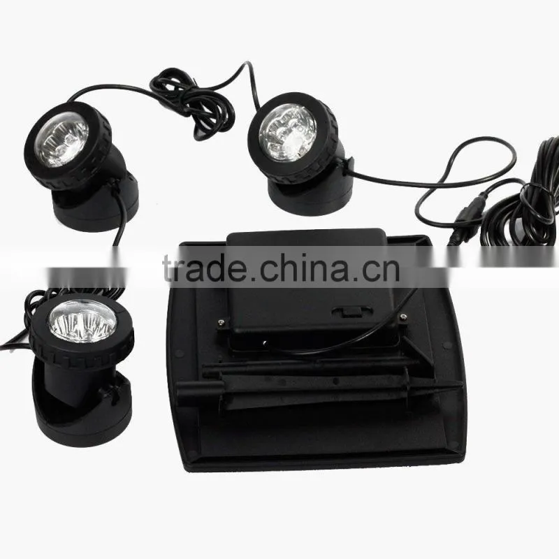 BSV-SL318 3pcs Best Seller Pond Solar Spot light for Water Garden or Pond made in China