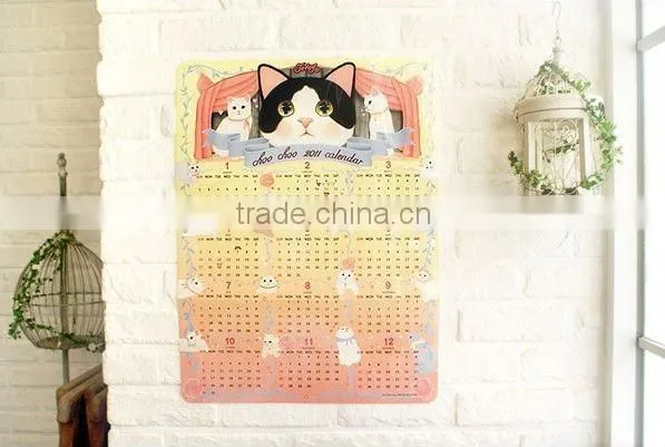 2015 low cost wall calendar printing