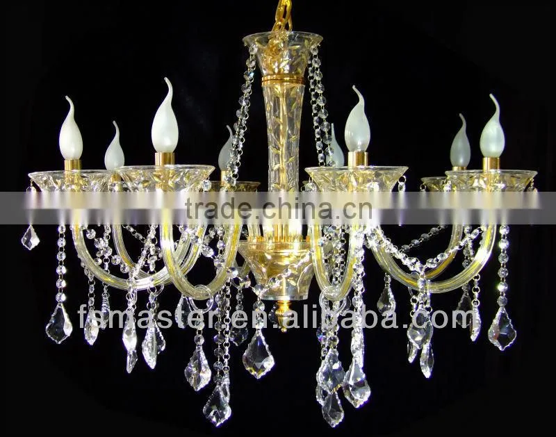 luxury hotel villa lobby big crystal chandelier