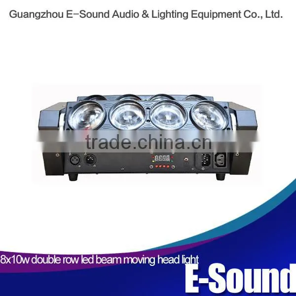 New Design !!! 8x10w led spider light